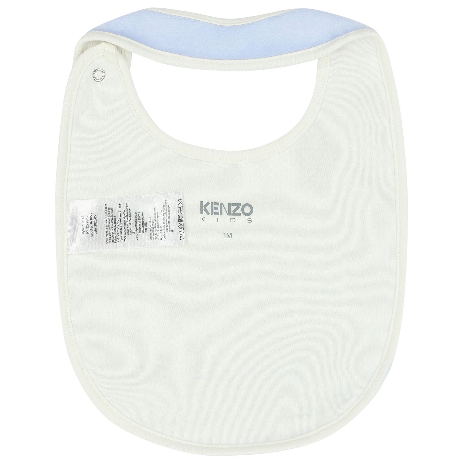 Baby Boys Blue Logo & Animals Babygrows Gift Set, 1, hi-res